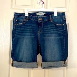 Torrid Bermuda Dark Wash Shorts
